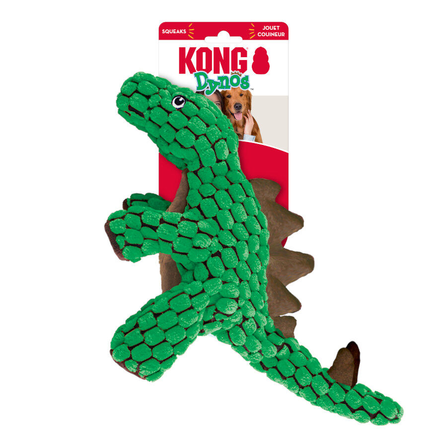Kong Dynos Stegosaurus Verde Peluche para c&atilde;es, , large Imagem n&uacute;mero 2